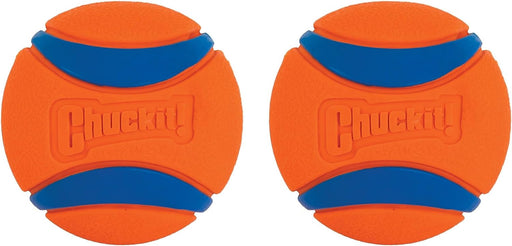 Ultra Ball Dog Toy, Durable High Bounce Floating Rubber Dog Ball, Launcher Compatible Toy for Dogs, Medium (Pack of 2)