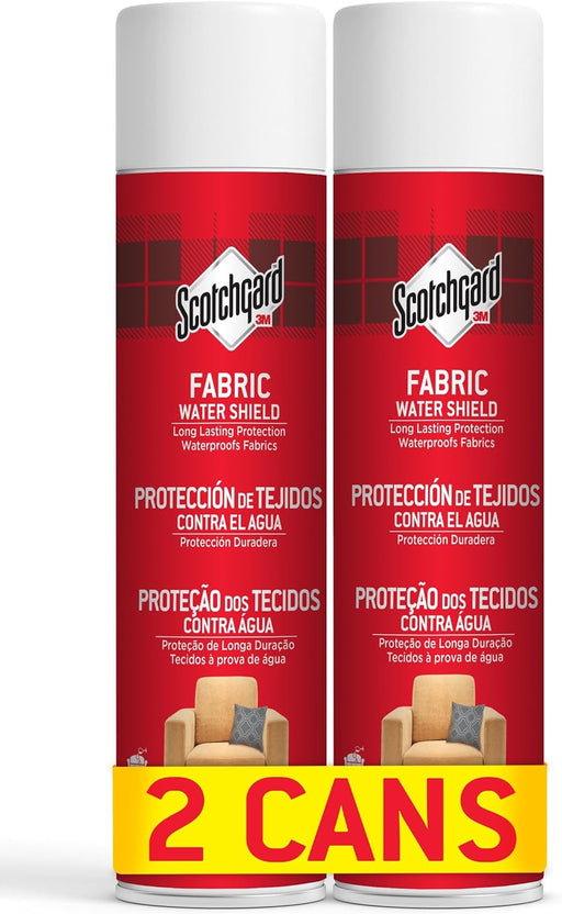 Fabric Transparent Water Shield, 2 Cans X 400Ml Each - Water Repellent Spray for Clothing and Household Upholstery Items, Long-Lasting