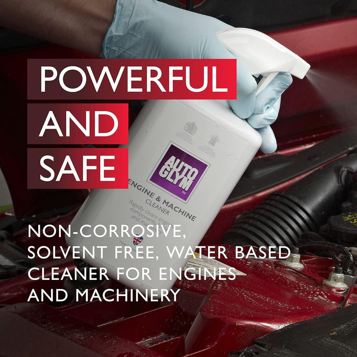 Engine & Machine Cleaner, 1L - Machine and Engine Cleaner That Rapidly Cleans Car Engines, Components, Tools and Machinery