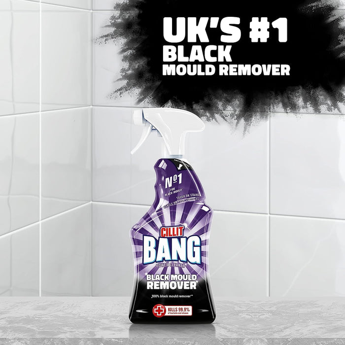 Black Mould Remover Spray I Removes Mould, Mildew & Dirt I Size: 750Ml (Pack of 3)