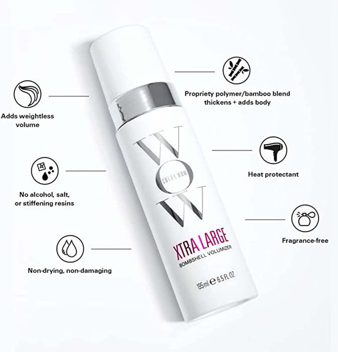 Xtra Large Bombshell Volumizer - New Alcohol-Free Technology for Lasting Volume and Thickness