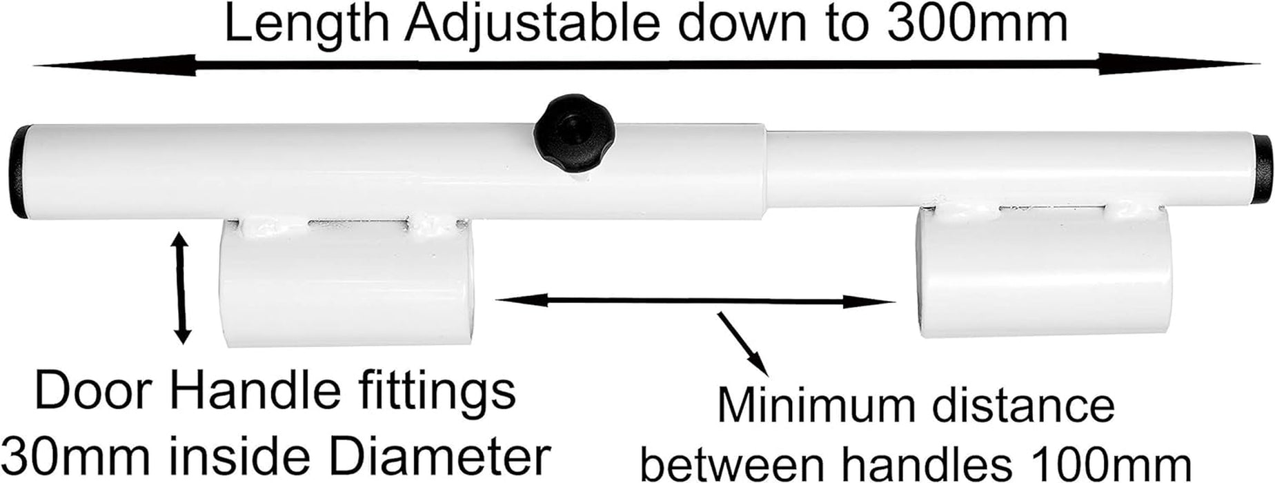 Patio Door Security Lock (White)