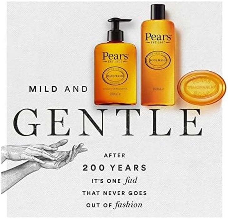 Pure & Gentle Moisturising Liquid Hand Wash - Enriched with Glycerin and Formulated with Natural Oils, 10X More Moisturiser* - Soap-Free Cleanser Ideal for Men and Women | 250Ml (12 Pack)