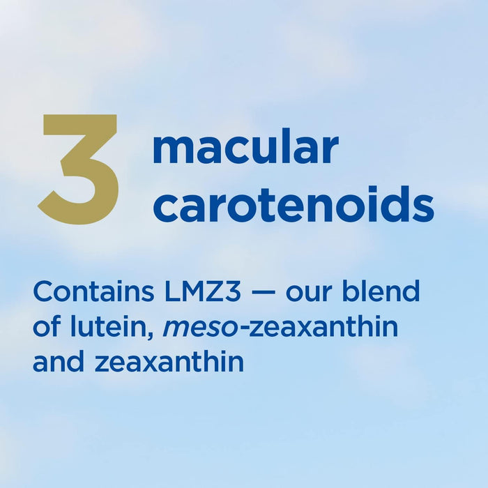 Gold – 30 Day Pack, Eye Health Food Supplement Containing Lutein, Zeaxanthin and Meso-Zeaxanthin, and Zinc Which Supports Normal Vision