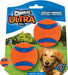 Ultra Ball Dog Toy, Durable High Bounce Floating Rubber Dog Ball, Launcher Compatible Toy for Dogs, Medium (Pack of 2)