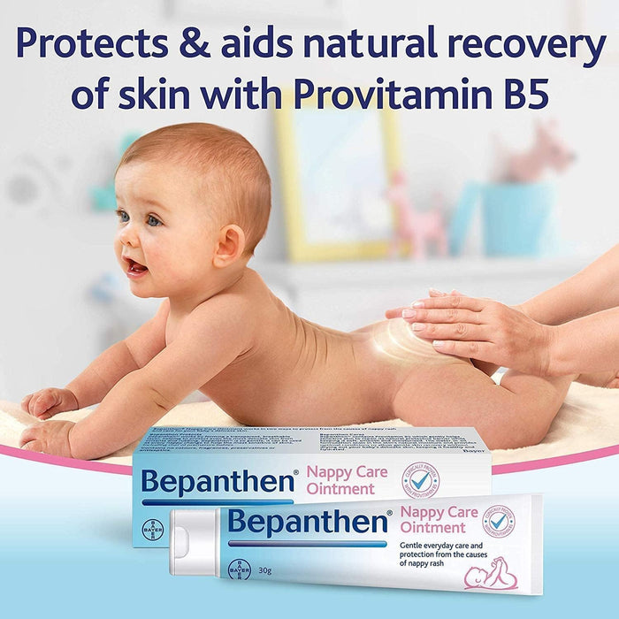 Nappy Care Ointment | Nappy Cream with Provitamin B5 | Suitable for Newborns Skin, 100 G (Packing May Vary).