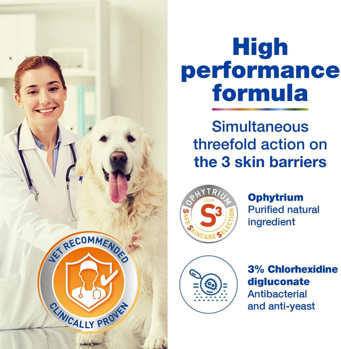 PYO Shampoo | Antibacterial & Anti-Yeast Shampoo for Dogs & Cats | Yeast Overgrowth Shampoo for Dogs | Vet Recommended Cat & Dog Disinfecting Shampoo | Chlorhexidine for Dogs | 200Ml